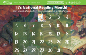 National Reading Month - Ladybug January 2014 issue “Dragon Talk” art by Bryn Barnard