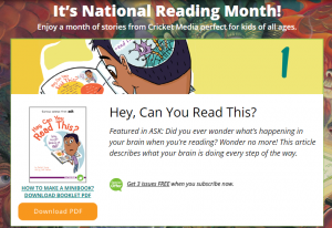 March is National Story Month