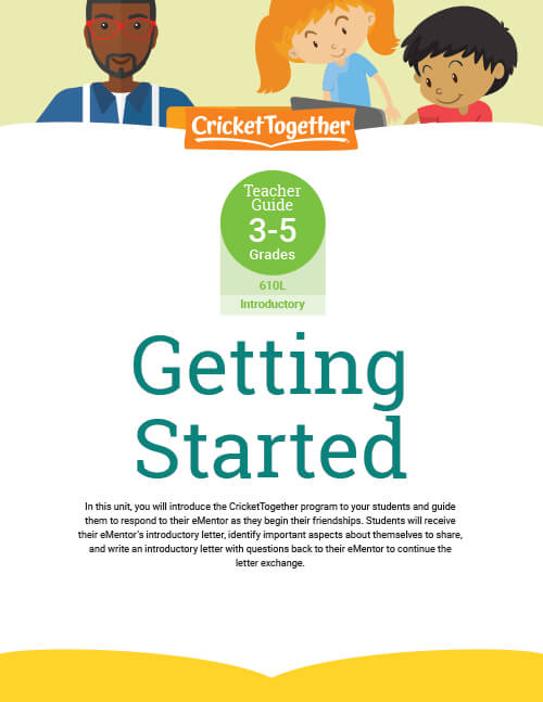 CricketTogether Teacher Guide Grades 3-5 getting started