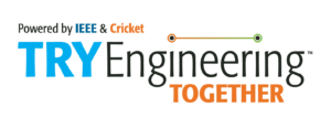 TryEngineering Together logo for the eMentoring program from Cricket Media and IEEE connecting students with mentors through STEM reading and writing.